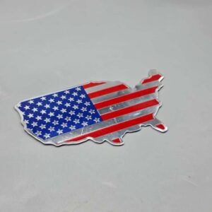 1 Pc Universal Metal Patri Sticker In Premium Quality