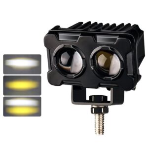 1 Pc Economy Series 2 SMD Metal Body Bar Fog Light For Universal Bikes & Cars