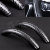 Carbon Fiber Steering Wheel Grip For Hyundai ELANTRA 2 Pcs Set