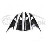 Honda Civic X Inner Bowl Carbon Fiber Trim 4 Pcs - Model 2016-2021
