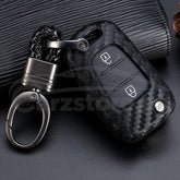 KIA Sportage Carbon Fiber Key Cover With Key Chain - Model 2019-2021