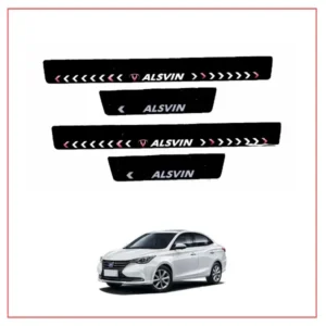 CHANGAN Alsvin Glass LED Sill Plates - LED Moving Door Sill Scuff Panels - Model 2021-2024