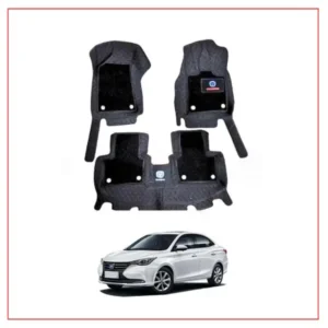 Changan Alsvin 9D Floor Mats Black 3pcs - 2021-2024