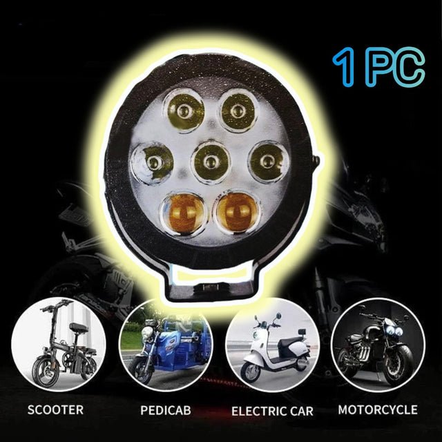1 Pc HJG 5 SMD Floodlight 2 Len Projector 100 Watt Cree SMD With Yellow Fog Covers And Wiring Bar Light