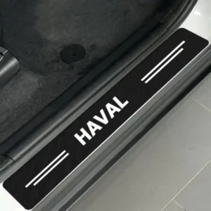 Haval H6 Door Sill Protectors - Scuff Guard Carbon Fiber 4pcs Set