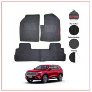 Haval H6 PVC Rubber Latex Floor Mat 3 Pcs - Model 2021-2024