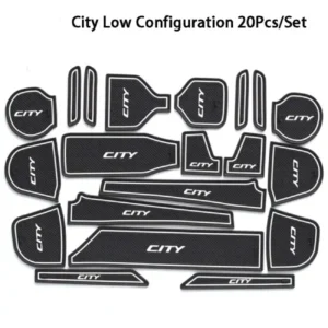 Honda City PVC Interior Mats Model - 2008-2021