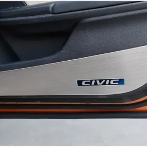 Honda Civic Anti Kick Door Protection Cover Chrome - Model 2016-2021
