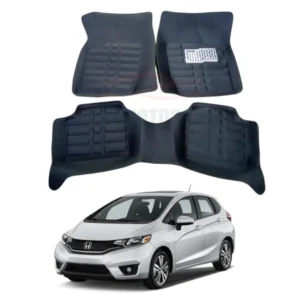 Honda Fit 5D Custom Floor Mat Black 3 Pcs - Model 2013-2017