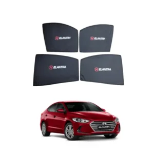 Hyundai Elantra Sunshades With Logo - Model 2021-2022
