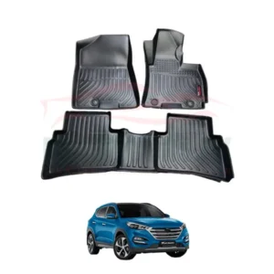 Hyundai Tucson TRP 5D Floor Mat Black 3 Pcs - Model 2020-2021