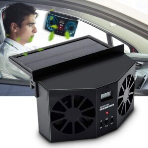 Solar Power Car Cooler Fan