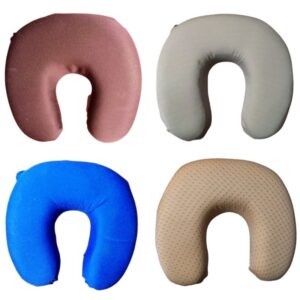 U Shape Foam Neck Pillow multi colours 1pcs