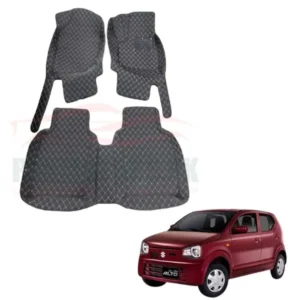 Suzuki Alto 7D Floor Mat Black - Model 2019-2021