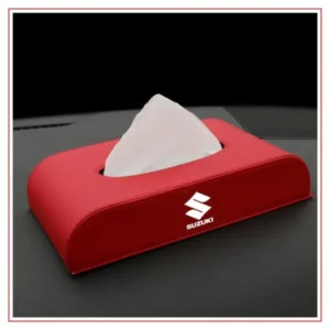 Suzuki Logo PU Leather Tissue Box - Imported