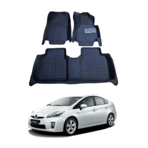 Toyota Aqua 5D Floor Mat Black 3 Pcs - Model 2012-2021