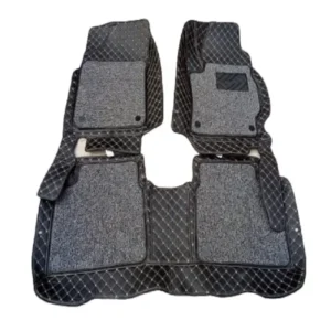 Toyota Land Cruiser 9D Floor Mats Black - Model 2015-2023