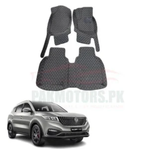 DFSK Glory 500 7D Floor Mats Black 3 Pcs - Model 2020-2022