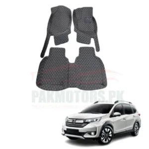 Honda BRV 7D Floor Mats Black 4 Pcs - Model 2017-2021