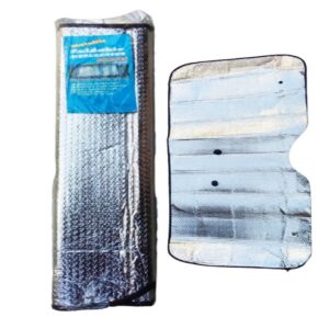 CAR WINDSCREEN ALUMINIUM FOIL SILVER BUBBLE CURTAIN /SUN SHADE