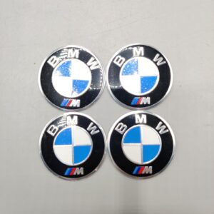 Universal 4.5mm Metal patri Wheel Logo in Premium Quality 4 Pcs Set
