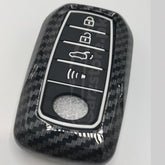 Toyota Fortuner 4 Button Carbon Fiber Key Cover Case