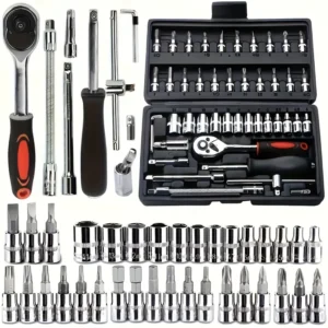 46-Piece Car Repair Tool Kit