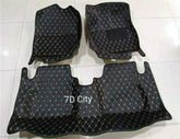 Honda City 7D Floor Mats Black 3 Pcs  2009-2021