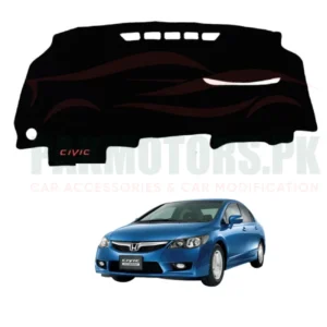 Honda Civic Dashboard Mat - Velvet, Carpet - Model 2006-2011
