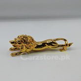 Lion Sculpture For Car Dashboard in Gold Color Buy Online