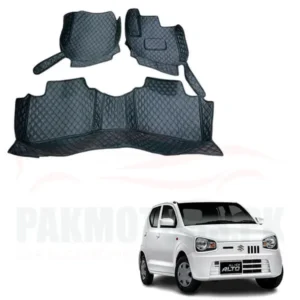 Suzuki Alto 7D Floor Mat Black 3 Pcs - Model 2019-2024